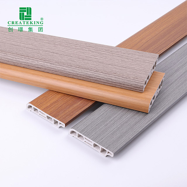 Papan Skirting PVC Bijian Kayu 60*15mm