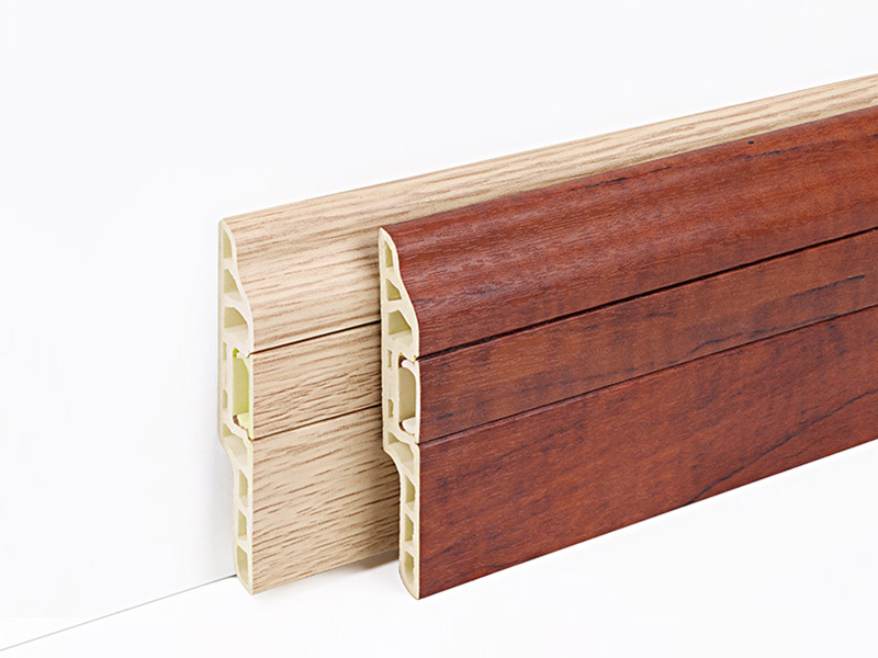 Garis Skirting Kuku Tersembunyi PVC 80*14mm