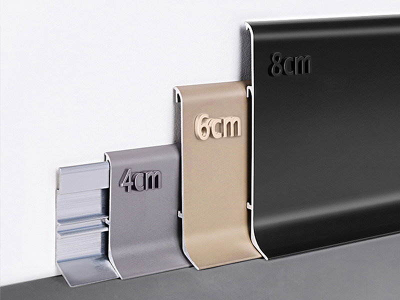 Skirting Lantai Aluminium 60*10mm