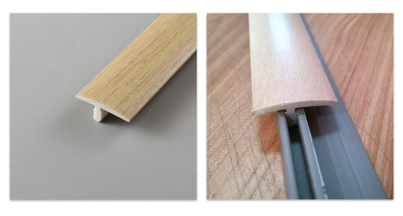 Jalur Peralihan Lantai PVC 25*8mm berbentuk T