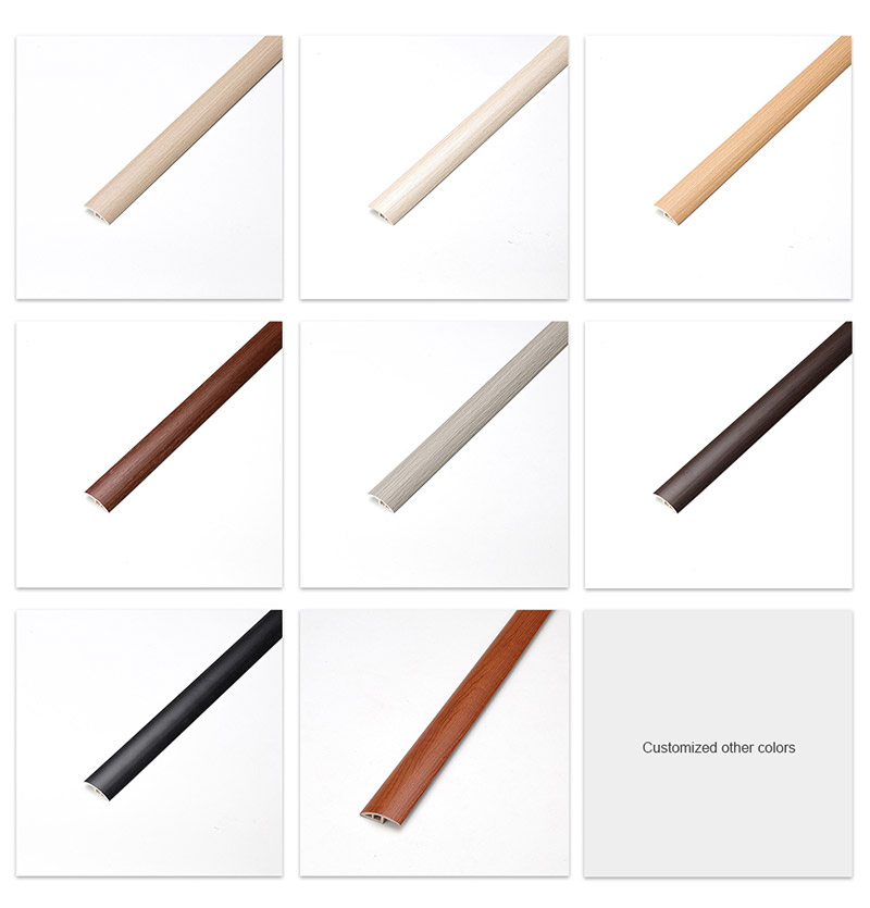 Pengurangan lantai PVC bijirin kayu 28*5mm
