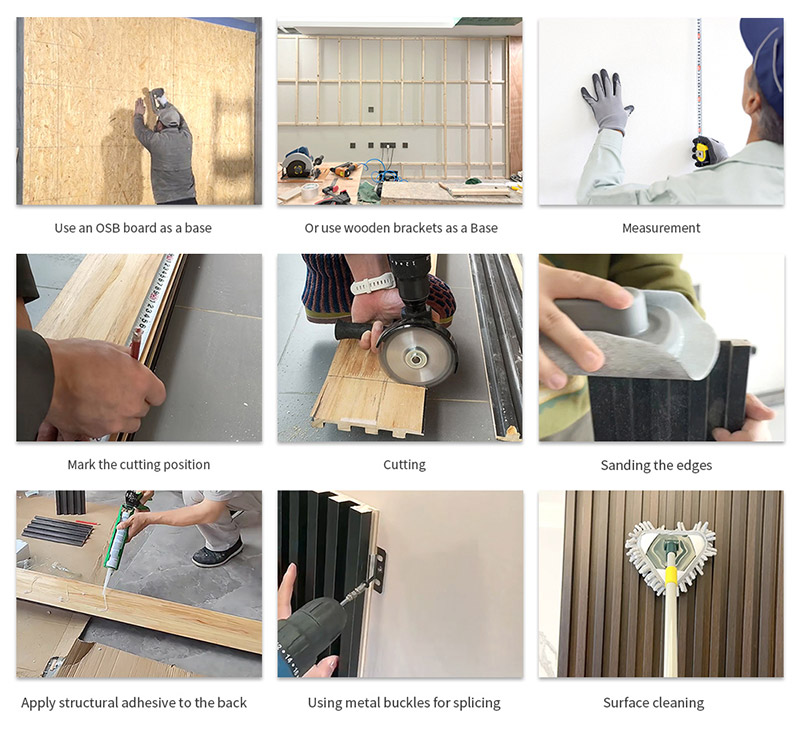 Langkah pemasangan panel dinding berongga