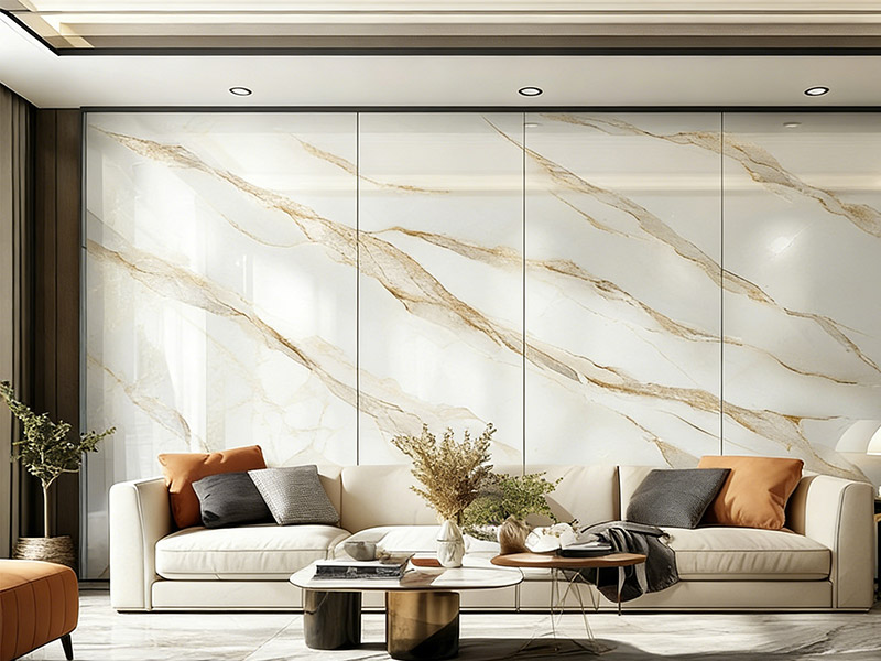 Pasang Panel Dinding Kristal Karbon