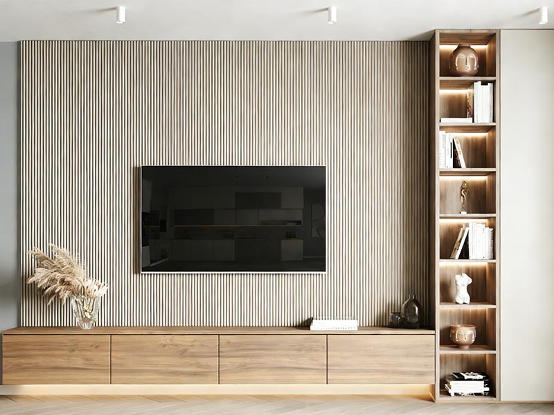 Pilihan warna panel dinding WPC