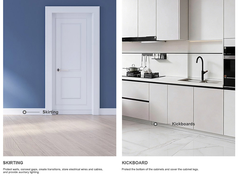 Apakah Perbezaan antara Skirting Dan Kickboards?