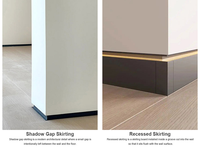 Apakah Perbezaan antara Skirting Jurang Bayangan dan Skirting Ceruk?