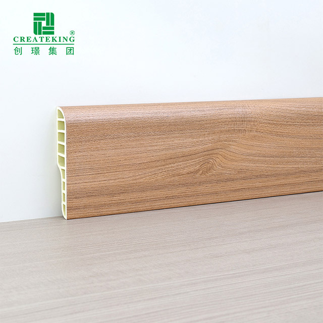 Papan Skirting Bulat Pensil PVC 75*15mm
