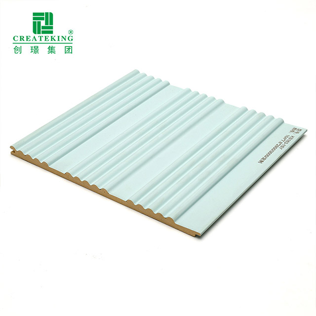 Panel Dinding Bergalur Pepejal 164*7.8mm Melengkung