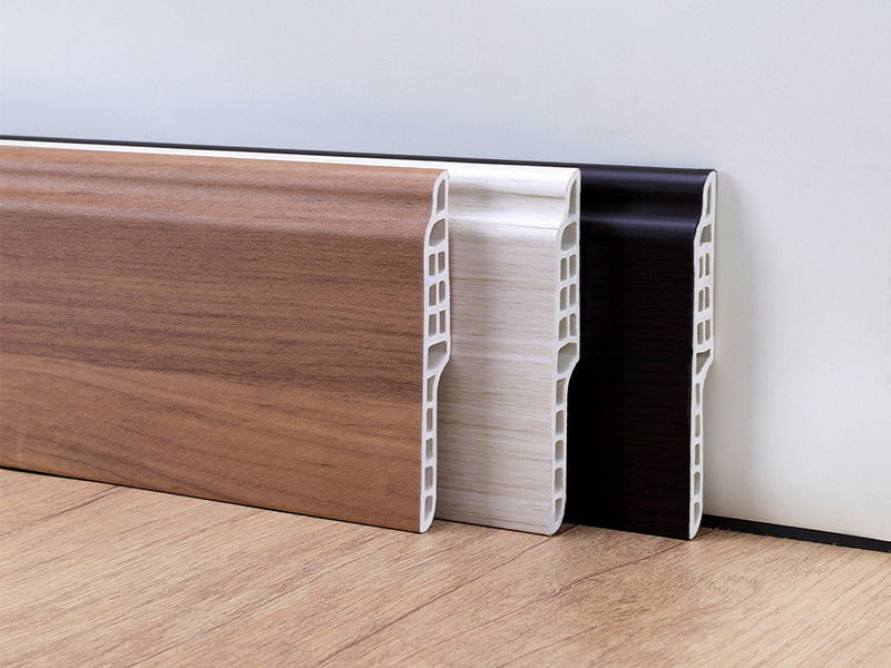 Papan Skirting Lidah Lamb PVC 95*16mm