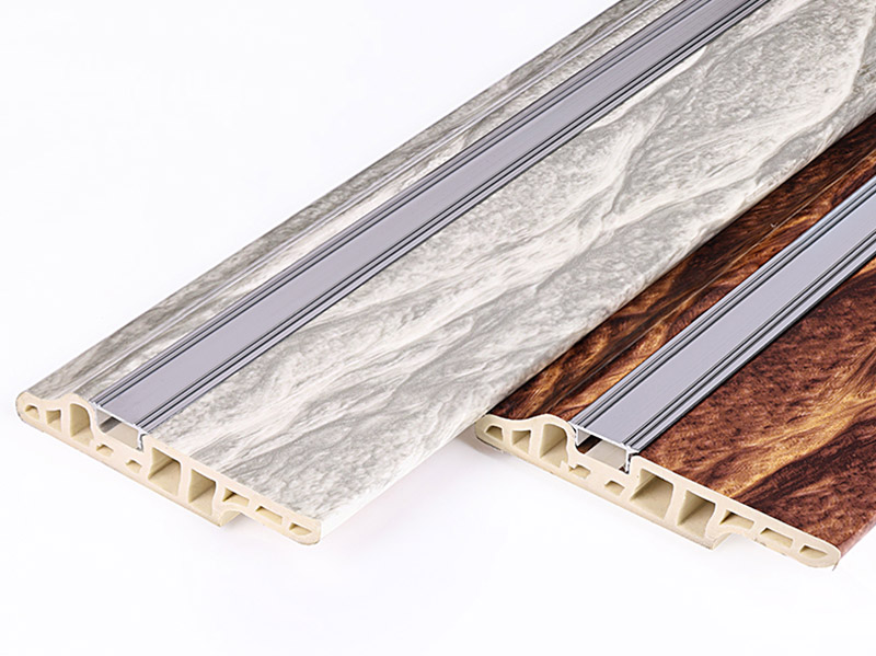 90*16mm PVC Lambs Lidah Kuku Tersembunyi Papan Skirting