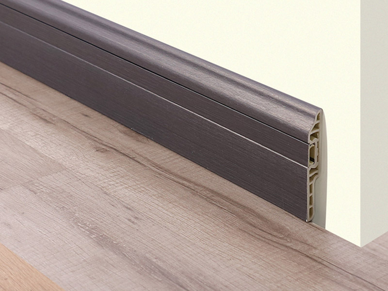 Papan Skirting Kuku Tersembunyi PVC 90*14mm