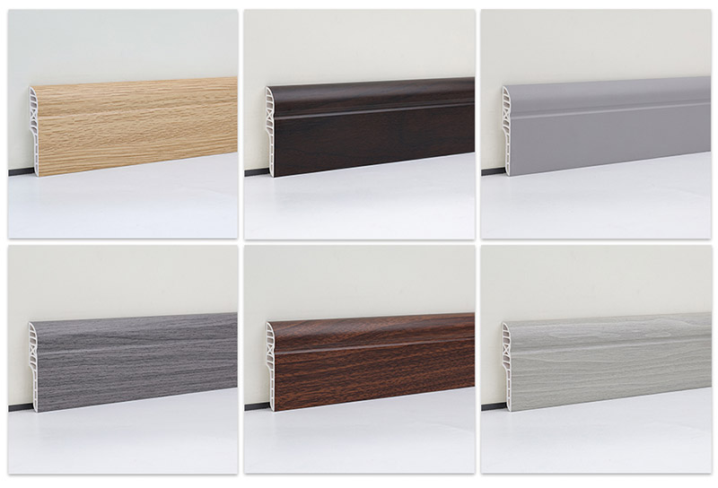 Papan Skirting Bulat Pensil PVC 70*15mm