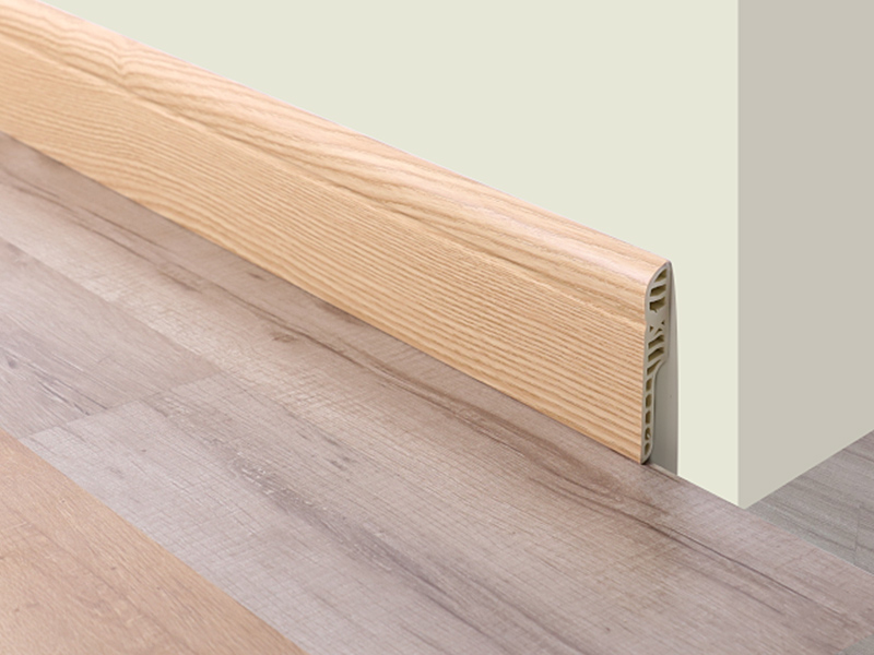 Papan Skirting Kalis Air Bulat Pensil PVC 80*15mm