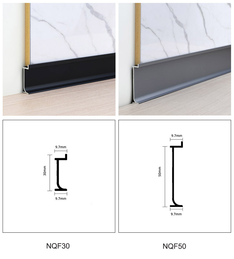 Papan Skirting Aluminium Aloi