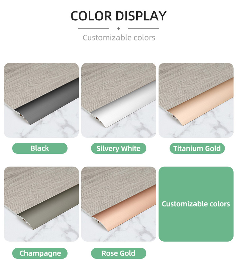 Jalur Peralihan Lantai Universal Aloi Aluminium