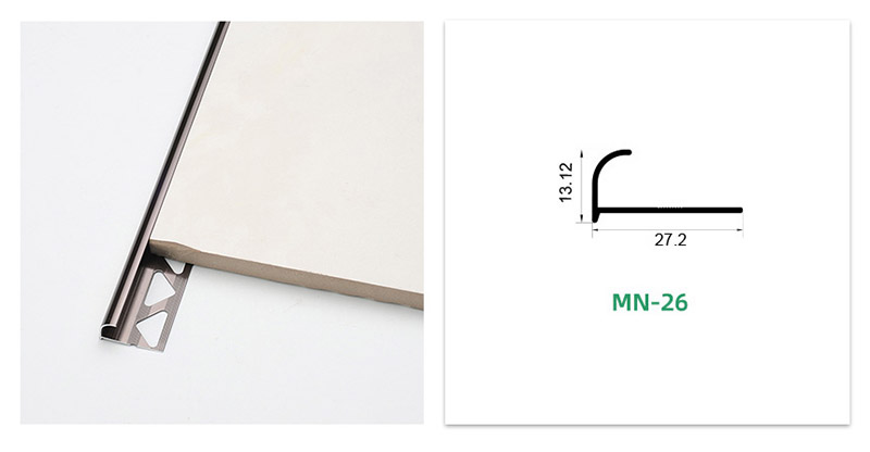 Kemasan Jubin Melengkung Aloi Aluminium