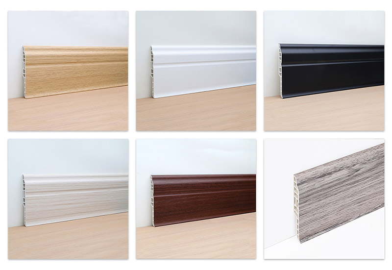 95*15.5mm PVC Lambs Lidah Skirting Papan