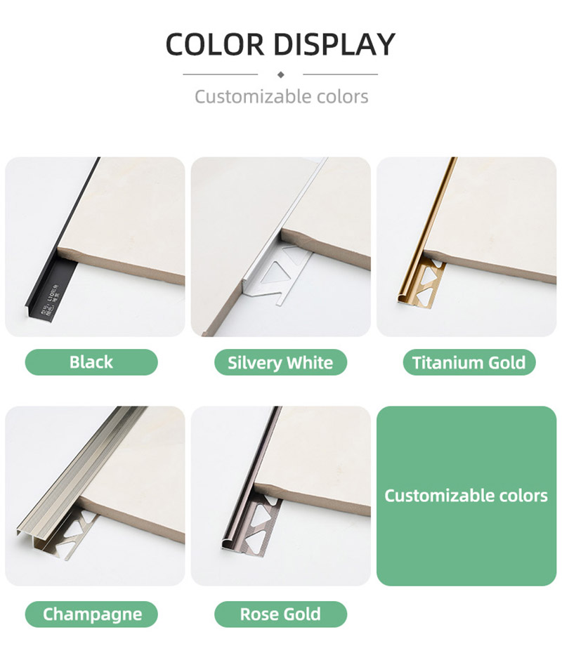  Kemasan Jubin Aluminium berbentuk L