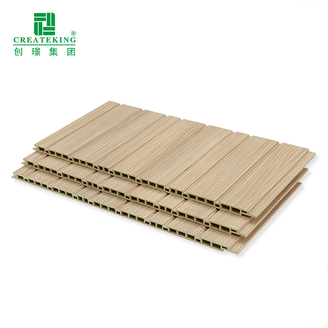 Panel dinding plastik kayu timbul mesra alam