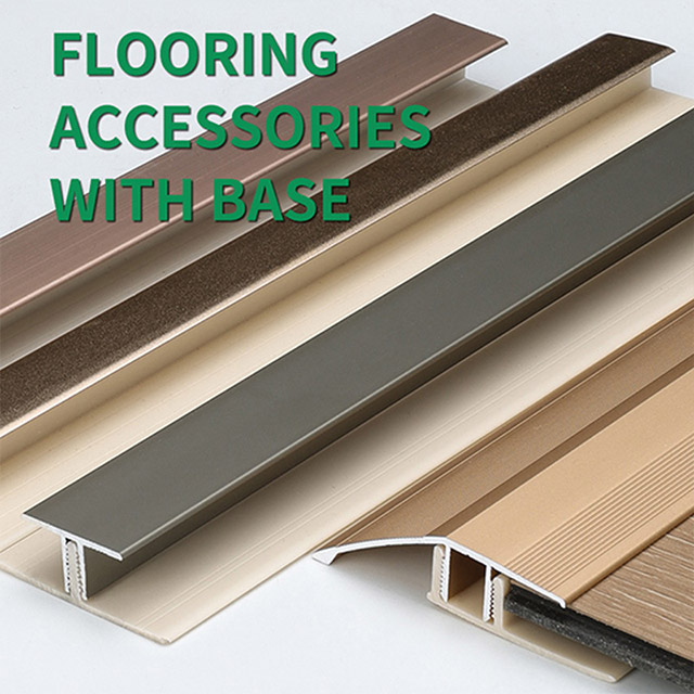 Profil Akhir Aluminium 14.8x33.85mm untuk Lantai Berlamina