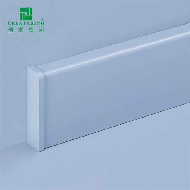 Papan Skirting Aluminium Dinding Pemasangan Mudah Pengilang Foshan