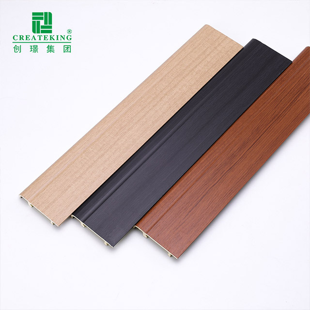 Papan Skirting Klip Pada PVC 76*14mm