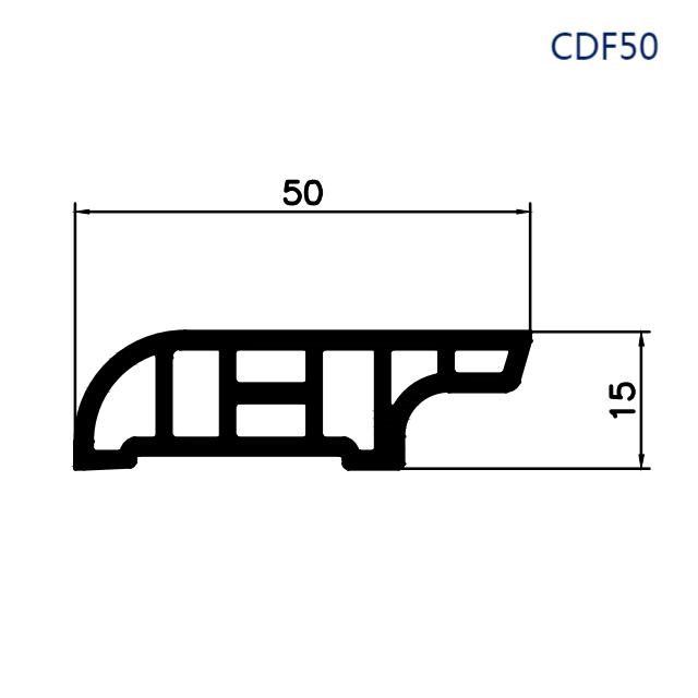 Papan skirting PVC CDF50