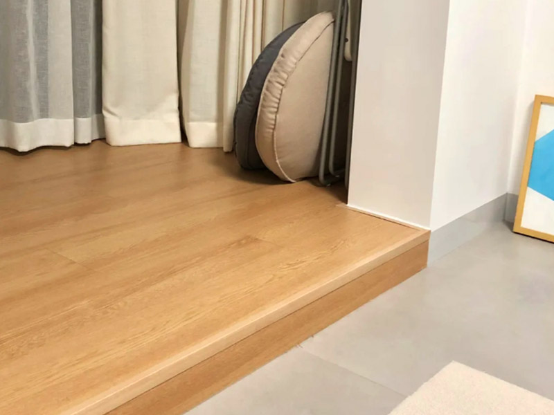 Jalur Tepi Lantai Kayu Pepejal 30*25mm PVC berbentuk L