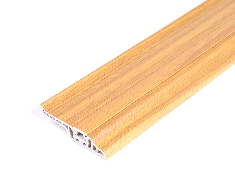 78*17mm PVC Lambs Lidah Kuku Tersembunyi Papan Skirting