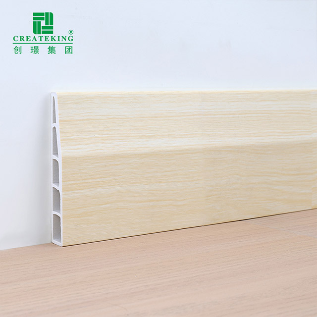 Papan Skirting PVC Chamfered 100*15mm