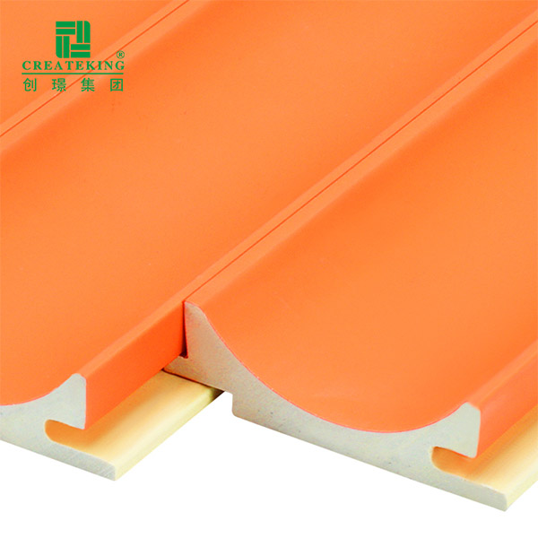 Panel Dinding Bergalur PVC Arka Dalaman 51.7*15mm