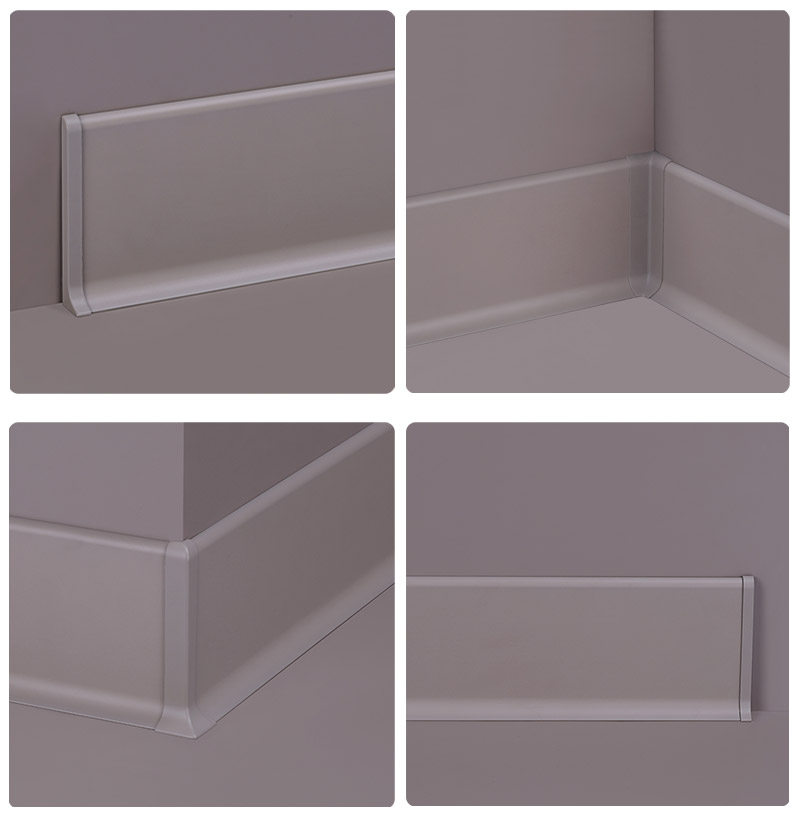 Skirting Lantai Aluminium 80*11mm