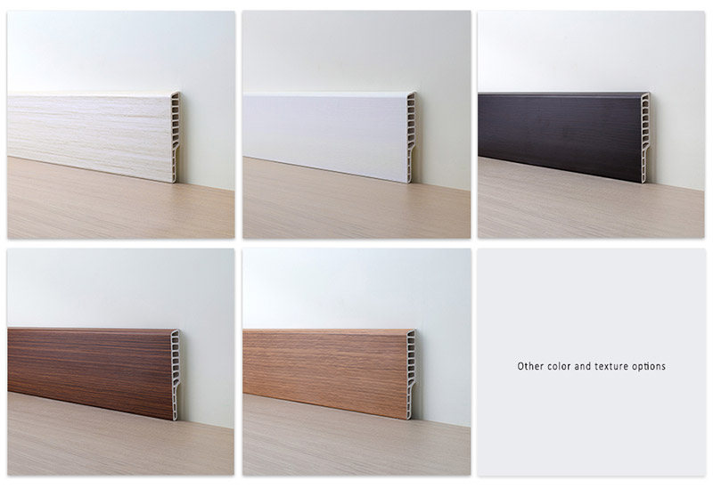 Papan Skirting PVC 100*15mm