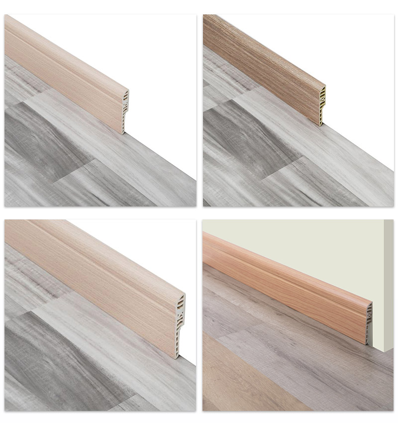 Papan Skirting Kalis Air Bulat Pensil PVC 80*15mm