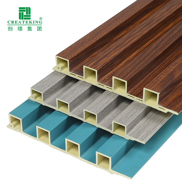 Panel dinding plastik kayu komposit anti cendawan jualan panas kilang China