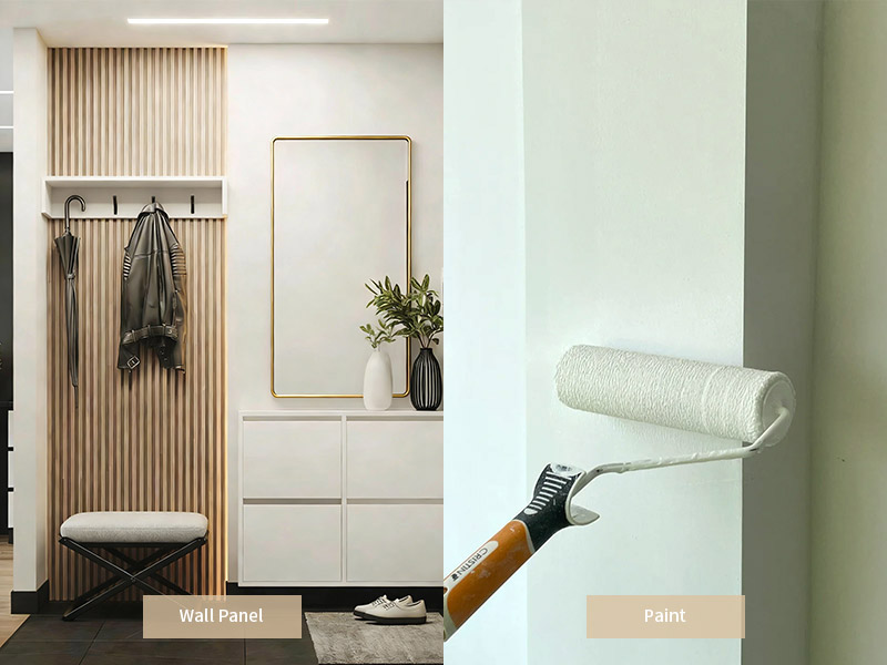 Perbandingan Panel Dinding lwn Cat