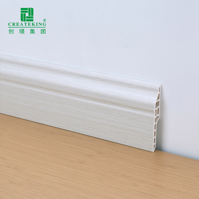 Skirting Lantai PVC 70*12mm untuk Lantai SPC