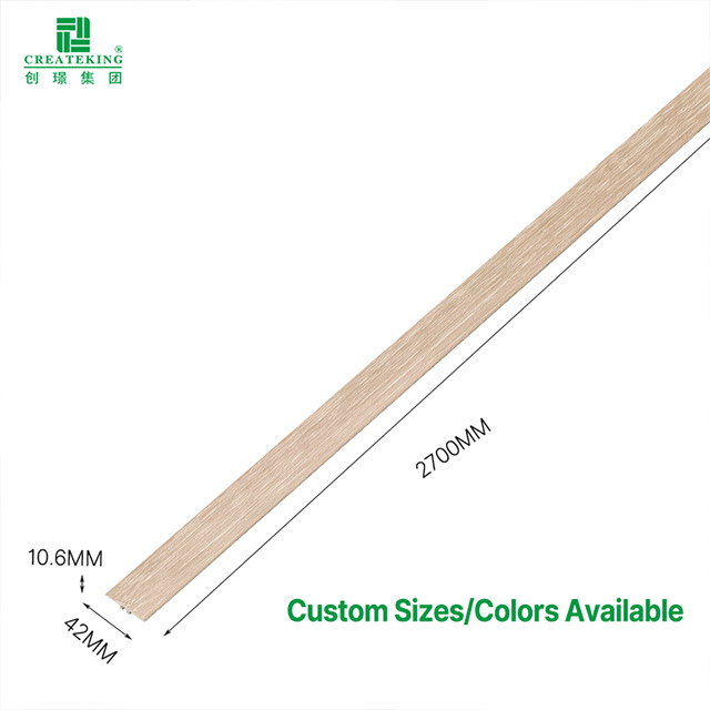 Jalur Ambang Pintu Kesan Kayu SPC 42*6.6mm 