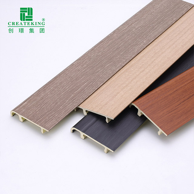 Papan Skirting Klip Pada PVC 76*14mm