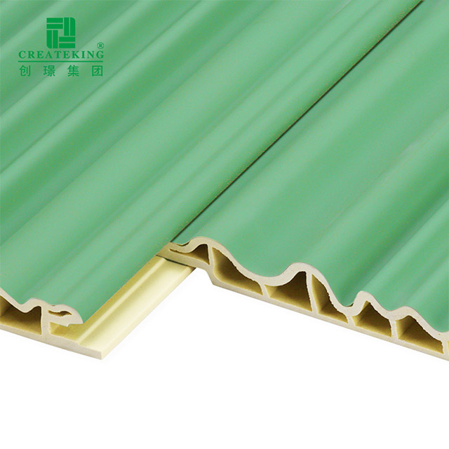 Panel Dinding WPC Bentuk Gelombang Arka Dalam 158*12mm