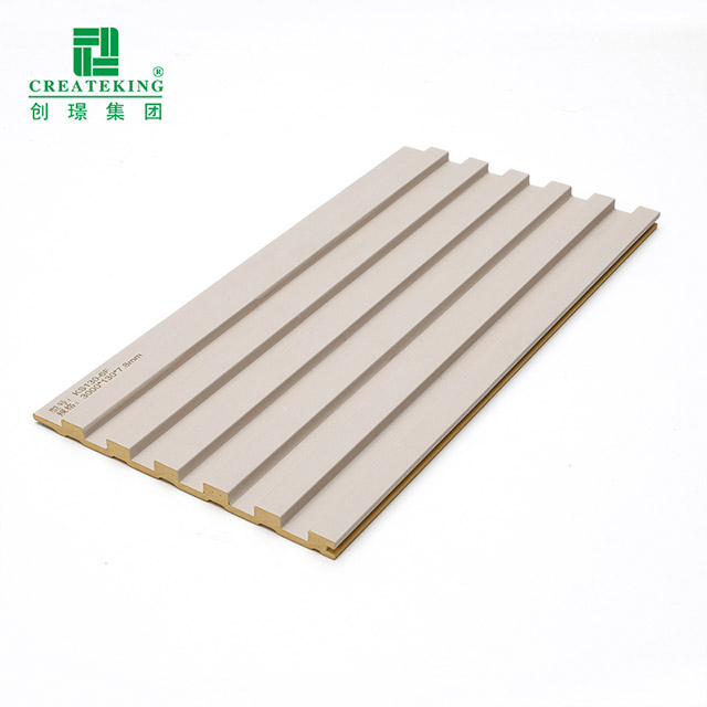 Panel Dinding Bergalur Pepejal PVC 130*7.8mm