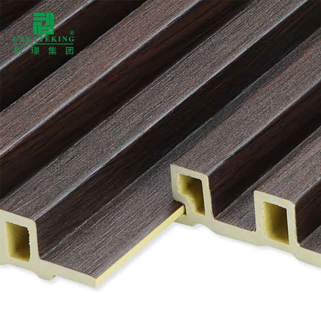 Panel Dinding Bergalur Dalaman WPC 148*14mm