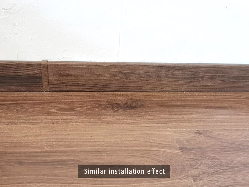 Papan Skirting Klip pada PVC 60*12mm