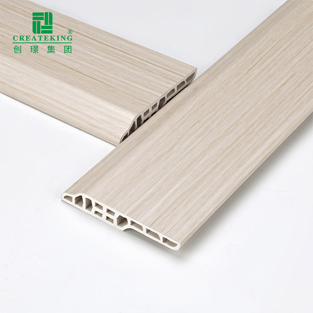 Papan Skirting Lidah Lamb PVC 80*14mm