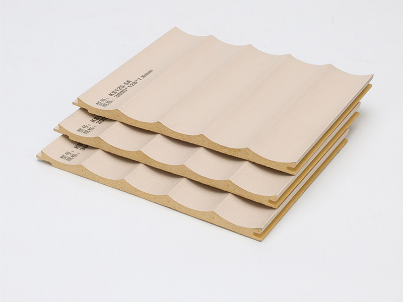 Panel Dinding Bergalur Cekung 128*7.8mm