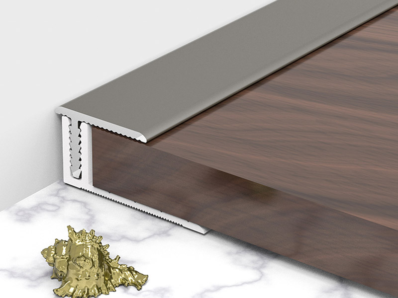 18*11.3mm Trim Tepi Lantai Aluminium Aloi Tunggal Berbentuk T