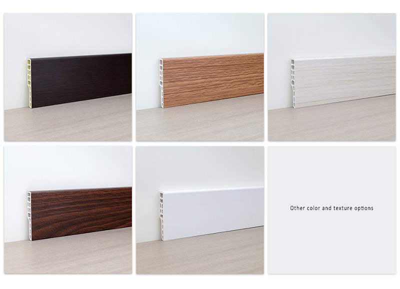 Papan Skirting Persegi SPC 70*12mm