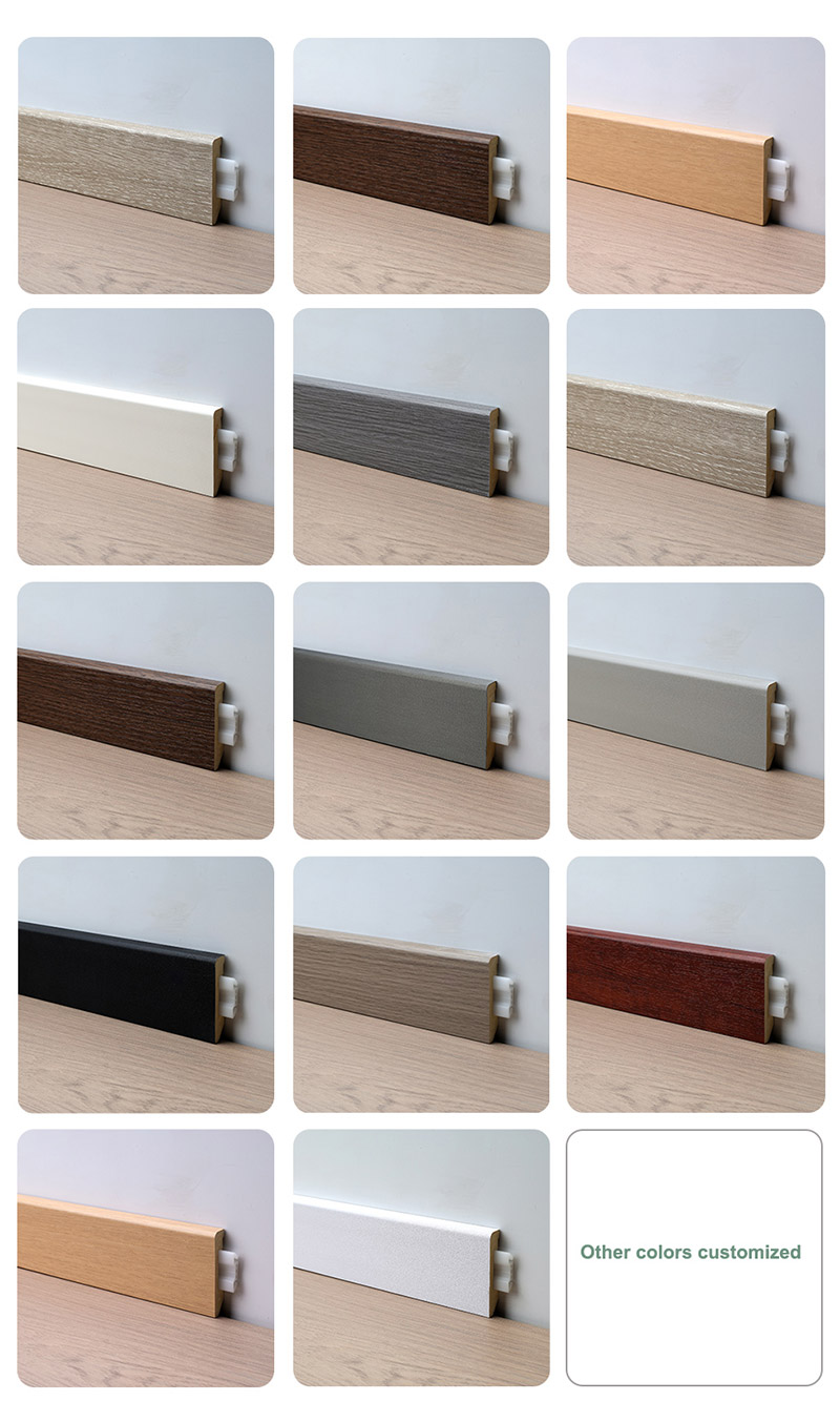 Papan Skirting PVC Pepejal 60*12mm