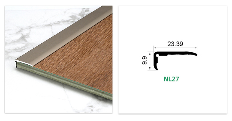 Banding Tepi Lantai Aluminium berbentuk L