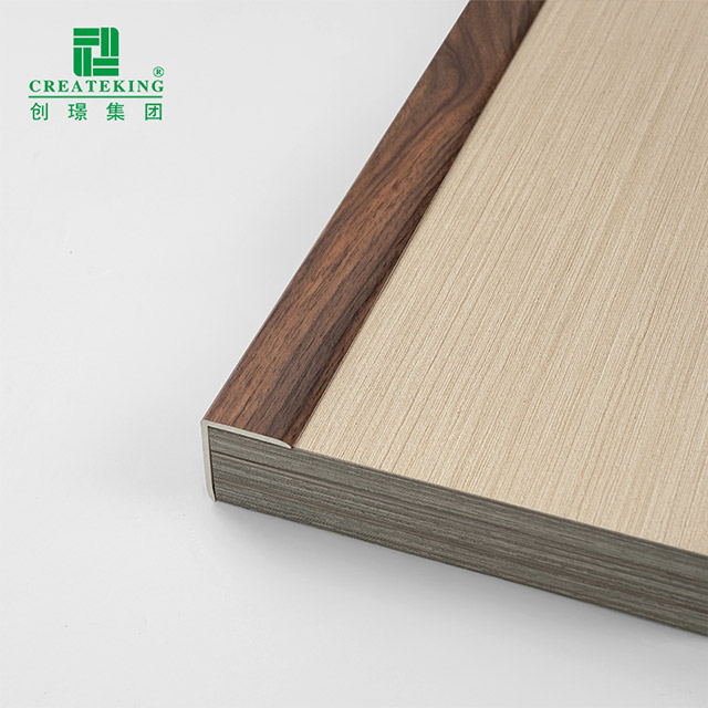 Jalur Tepi Lantai Kayu Pepejal 30*25mm PVC berbentuk L